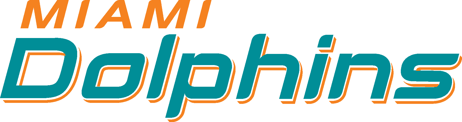 Miami Dolphins Simple Logo Vector Logo